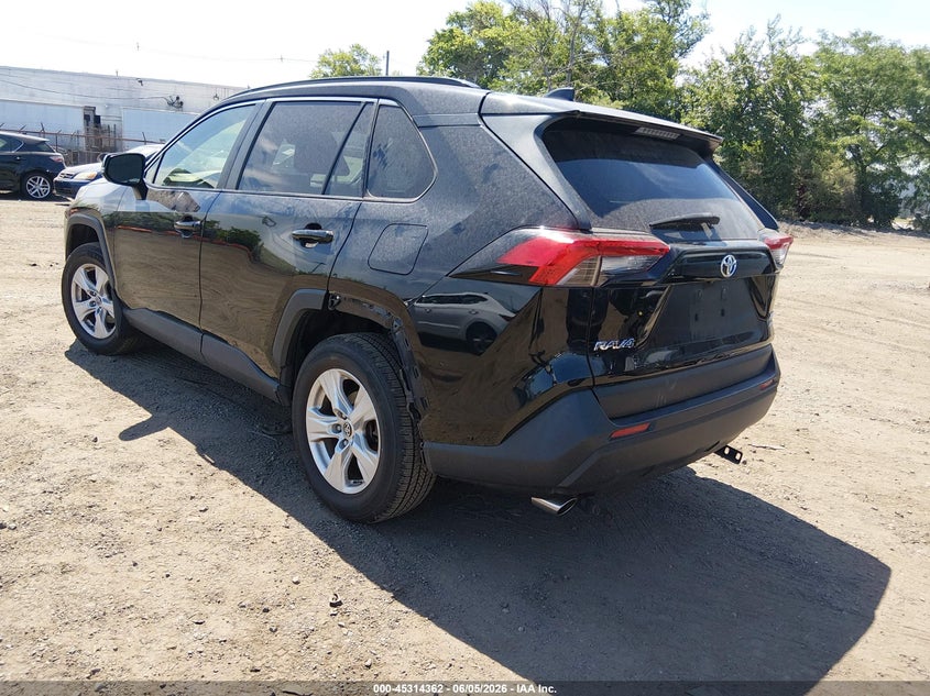 2019 Toyota Rav 4 VIN JTMP1RFV2KD007157 IAAI salvage auction — RIGHT SIDE, Salvage (New Jersey), sold $12,800 on 2026-07-27 (photo 3)