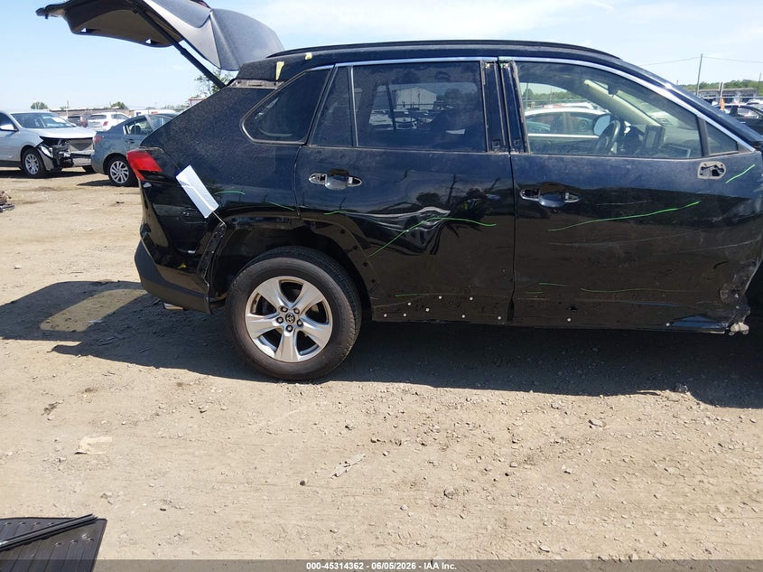 2019 Toyota Rav 4 VIN JTMP1RFV2KD007157 IAAI salvage auction — RIGHT SIDE, Salvage (New Jersey), sold $12,800 on 2026-07-27 (photo 6)