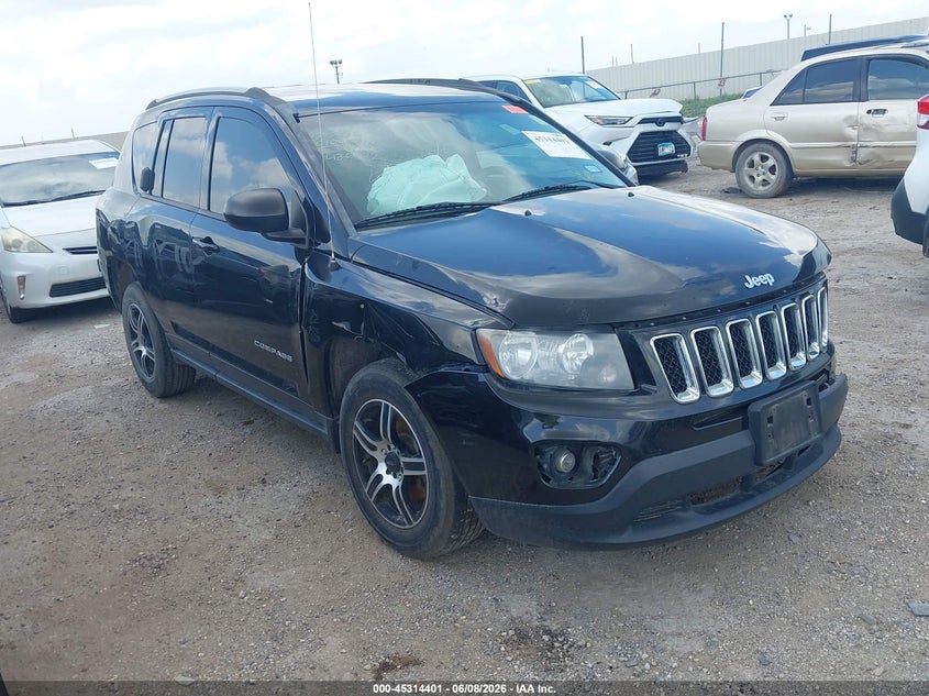 2015 Jeep Compass VIN 1C4NJCBA4FD436992 IAAI salvage auction — SUSPENSION, Salvage Title, sold $275 on 2026-08-03 (photo 1)