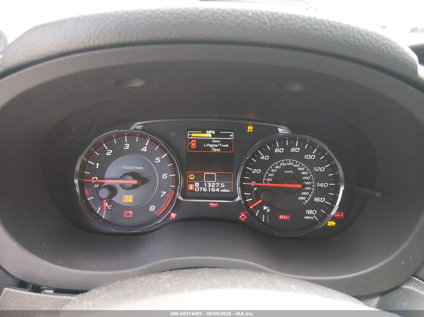 2018 Subaru Wrx VIN JF1VA1H67J9815073 IAAI salvage auction — FRONT END, Salvage Title, sold $1,850 on 2026-07-22 (photo 7)