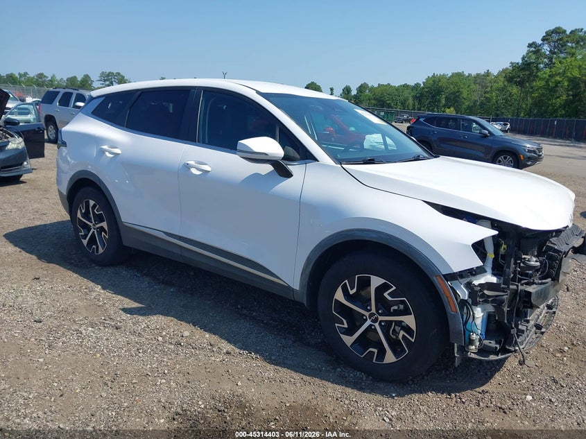 2023 Kia Sportage VIN 5XYK33AF9PG043518 IAAI salvage auction — FRONT END, Salvage Title, sold $7,900 on 2026-07-29 (photo 1)
