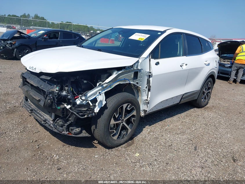 2023 Kia Sportage VIN 5XYK33AF9PG043518 IAAI salvage auction — FRONT END, Salvage Title, sold $7,900 on 2026-07-29 (photo 2)