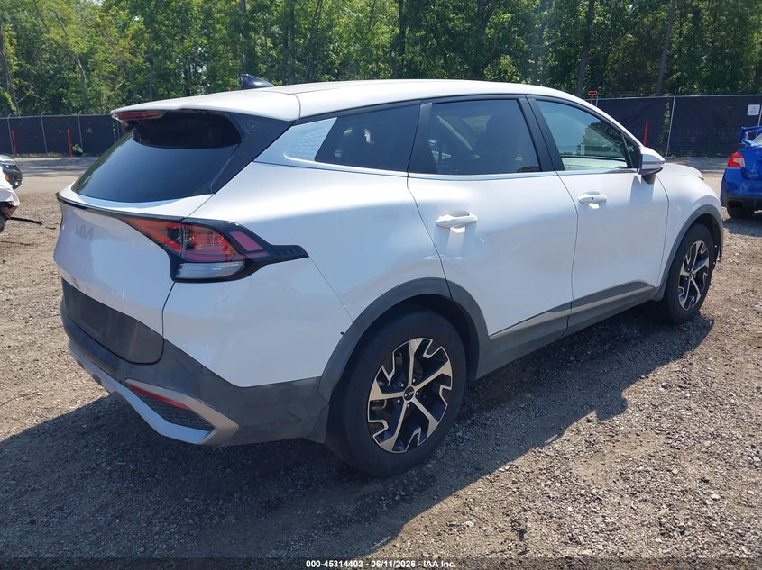 2023 Kia Sportage VIN 5XYK33AF9PG043518 IAAI salvage auction — FRONT END, Salvage Title, sold $7,900 on 2026-07-29 (photo 4)