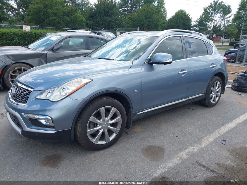 2017 Infiniti Qx50 VIN JN1BJ0RP1HM384108 IAAI salvage auction — RIGHT SIDE, Salvage (North Carolina), sold $1,600 on 2026-08-20 (photo 2)