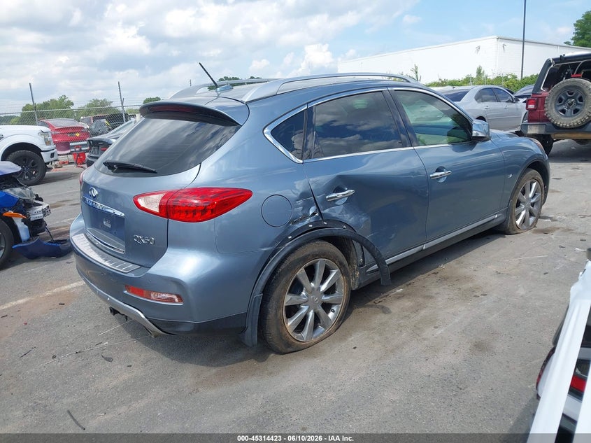 2017 Infiniti Qx50 VIN JN1BJ0RP1HM384108 IAAI salvage auction — RIGHT SIDE, Salvage (North Carolina), sold $1,600 on 2026-08-20 (photo 4)