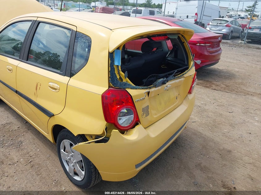2010 Chevrolet Aveo VIN KL1TD6DE2AB111060 IAAI salvage auction — REAR END, Salvage (Ohio), sold $275 on 2026-07-16 (photo 6)