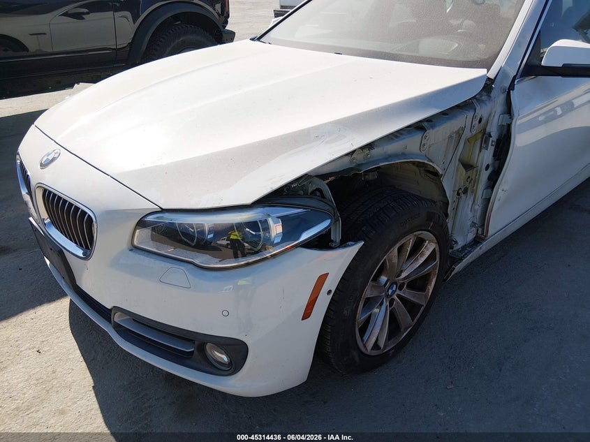 2016 BMW 5er VIN WBA5A5C53GG349417 IAAI salvage auction — LEFT FRONT, Salvage Title, sold $3,500 on 2026-07-09 (photo 6)