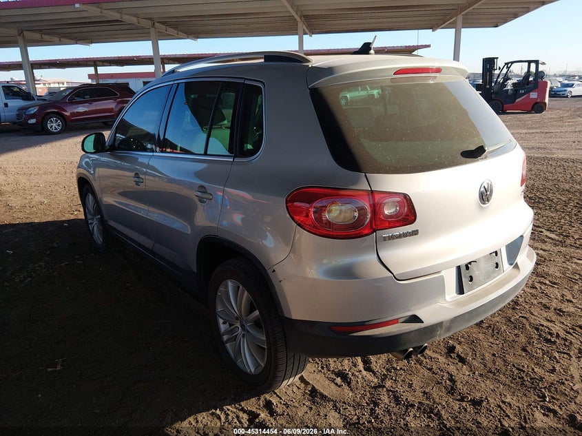 2009 Volkswagen Tiguan VIN WVGAV75N69W529431 IAAI salvage auction — THEFT, Salvage (Arizona), sold $675 on 2026-07-07 (photo 6)