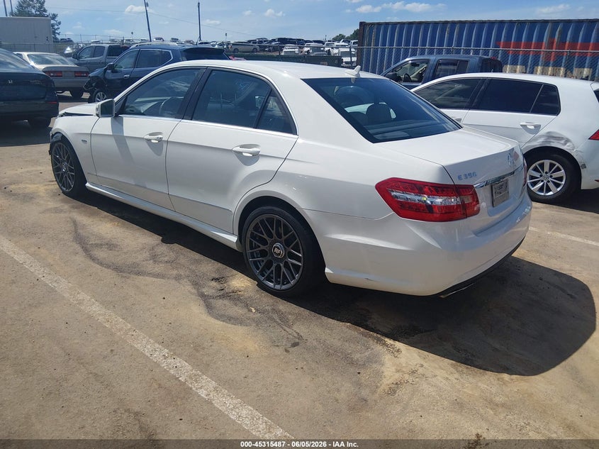 2012 Mercedes-benz E-klasse VIN WDDHF5KB0CA542510 IAAI salvage auction — LEFT FRONT, Salvage Title, sold $800 on 2026-07-09 (photo 3)