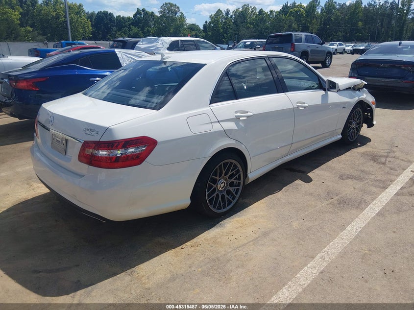 2012 Mercedes-benz E-klasse VIN WDDHF5KB0CA542510 IAAI salvage auction — LEFT FRONT, Salvage Title, sold $800 on 2026-07-09 (photo 4)