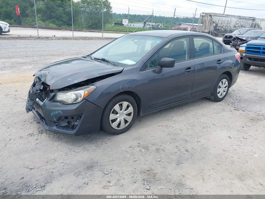 2015 Subaru Impreza VIN JF1GJAA66FH024131 IAAI salvage auction — FRONT END, Salvage Title, sold $600 on 2026-07-17 (photo 2)