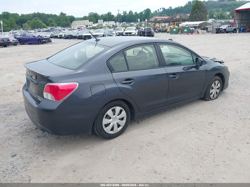 2015 Subaru Impreza VIN JF1GJAA66FH024131 IAAI salvage auction — FRONT END, Salvage Title, sold $600 on 2026-07-17 (photo 4)
