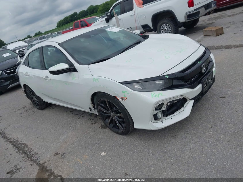 2021 Honda Civic VIN SHHFK7H47MU217295 — IAAI salvage auction photo