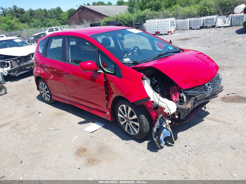 2013 Honda Fit VIN JHMGE8H54DC060705 IAAI salvage auction — FRONT END, Salvage Title, sold $975 on 2026-07-17 (photo 1)