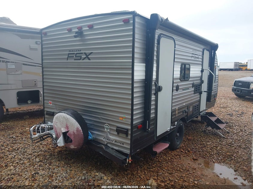 2019 Forest river Salem VIN 4X4TSMU19KY002829 IAAI salvage auction — FRONT & REAR, Clear (Georgia), sold $2,150 on 2026-07-29 (photo 4)