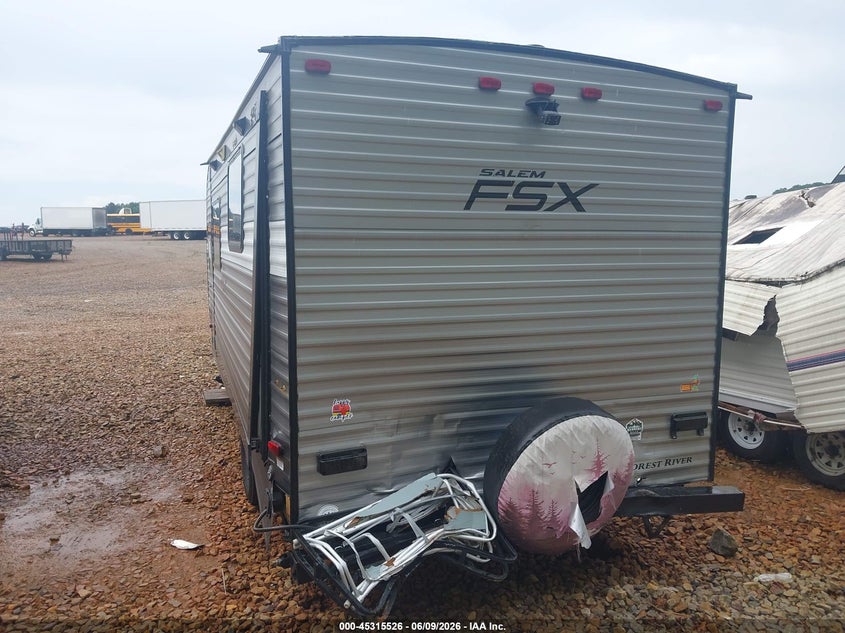 2019 Forest river Salem VIN 4X4TSMU19KY002829 IAAI salvage auction — FRONT & REAR, Clear (Georgia), sold $2,150 on 2026-07-29 (photo 6)