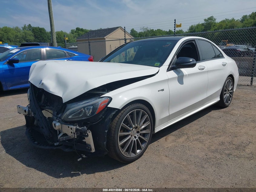 2017 Mercedes-benz VIN 55SWF6EB8HU213893 IAAI salvage auction — FRONT END, Salvage (Connecticut), sold $7,950 on 2026-07-24 (photo 2)