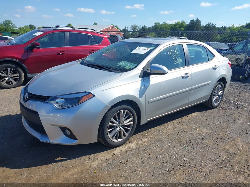2014 Toyota Corolla VIN 5YFBURHE0EP123120 IAAI salvage auction — SIDE, Salvage Title, sold $2,800 on 2026-07-31 (photo 2)