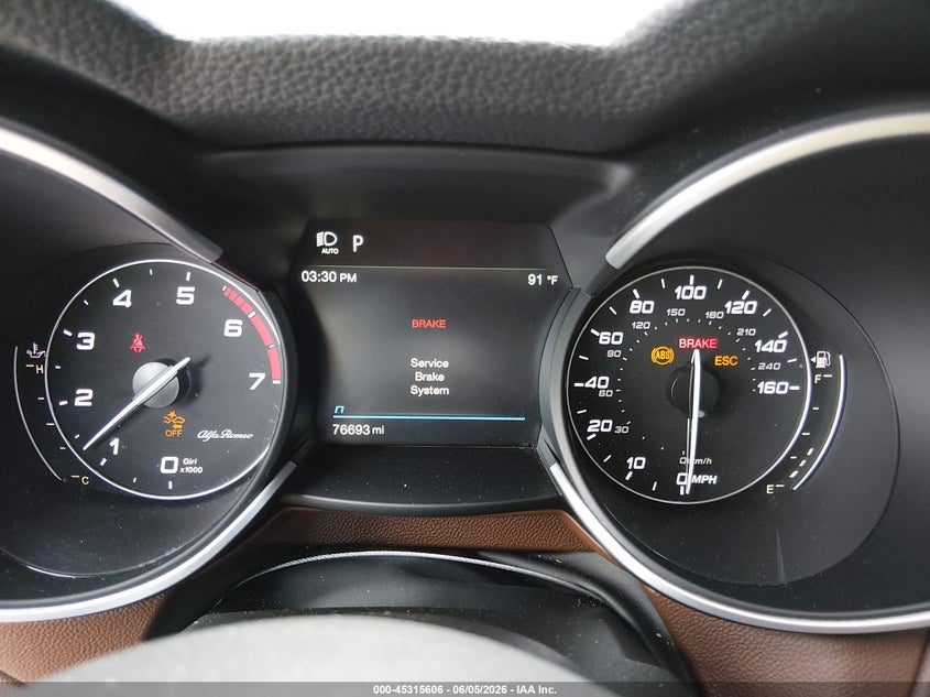 2021 Alfa romeo Stelvio VIN ZASPAKBN5M7C99036 IAAI salvage auction — FRONT END, Salvage Title, sold $9,425 on 2026-07-09 (photo 7)