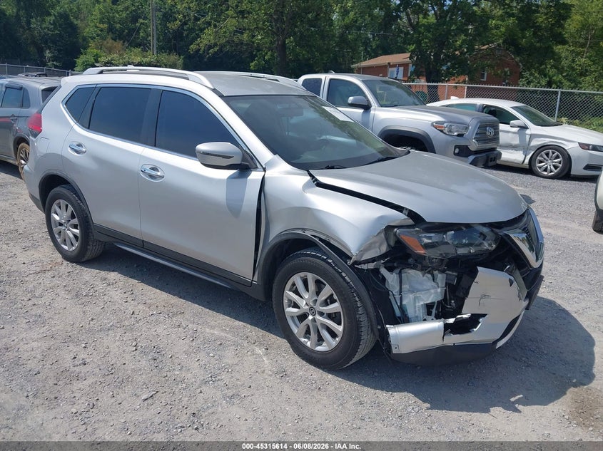 2017 Nissan Rogue VIN JN8AT2MV2HW274004 IAAI salvage auction — FRONT END, Salvage Title, sold $25 on 2026-07-28 (photo 1)