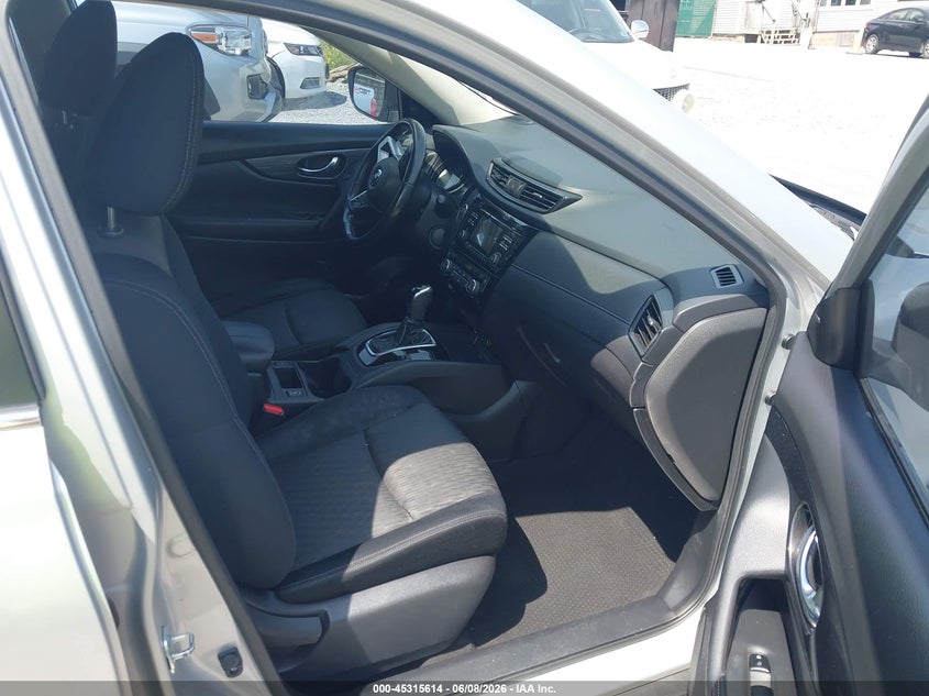 2017 Nissan Rogue VIN JN8AT2MV2HW274004 IAAI salvage auction — FRONT END, Salvage Title, sold $25 on 2026-07-28 (photo 5)