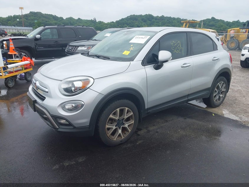 2016 Fiat 500x VIN ZFBCFYCT4GP377483 IAAI salvage auction — RIGHT REAR, Salvage (Missouri), sold $550 on 2026-07-28 (photo 2)