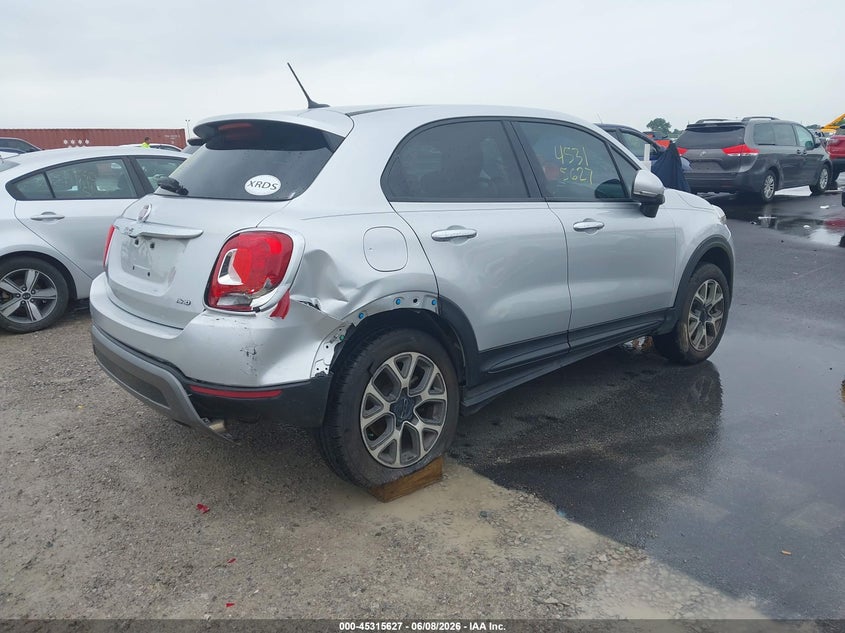 2016 Fiat 500x VIN ZFBCFYCT4GP377483 IAAI salvage auction — RIGHT REAR, Salvage (Missouri), sold $550 on 2026-07-28 (photo 4)