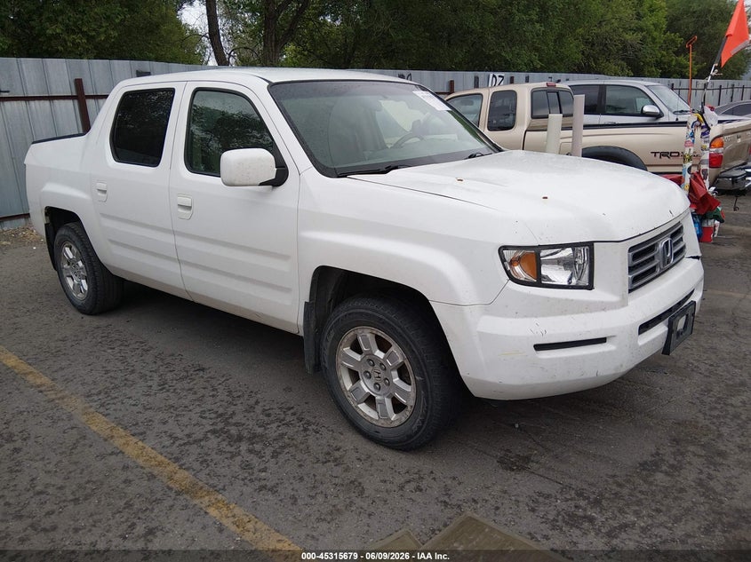 2008 Honda Ridgeline VIN 2HJYK16458H535051 IAAI salvage auction — LEFT FRONT, Salvage (Idaho), sold $975 on 2026-07-19 (photo 1)