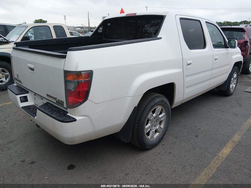 2008 Honda Ridgeline VIN 2HJYK16458H535051 IAAI salvage auction — LEFT FRONT, Salvage (Idaho), sold $975 on 2026-07-19 (photo 4)