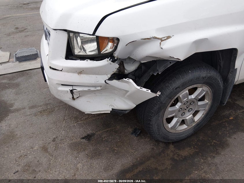 2008 Honda Ridgeline VIN 2HJYK16458H535051 IAAI salvage auction — LEFT FRONT, Salvage (Idaho), sold $975 on 2026-07-19 (photo 6)