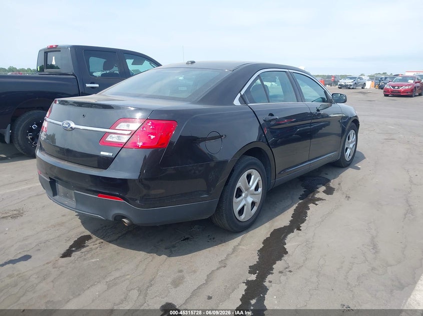 2019 Ford Police VIN 1FAHP2MK3KG103547 IAAI salvage auction — RIGHT FRONT, Salvage Title, sold $700 on 2026-07-17 (photo 4)