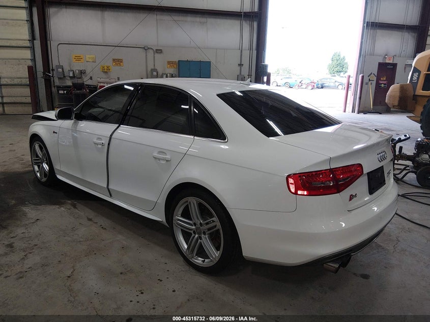 2014 Audi S4 VIN WAUBGAFL5EA029472 IAAI salvage auction — FRONT END, Salvage Title, sold $2,175 on 2026-07-10 (photo 3)