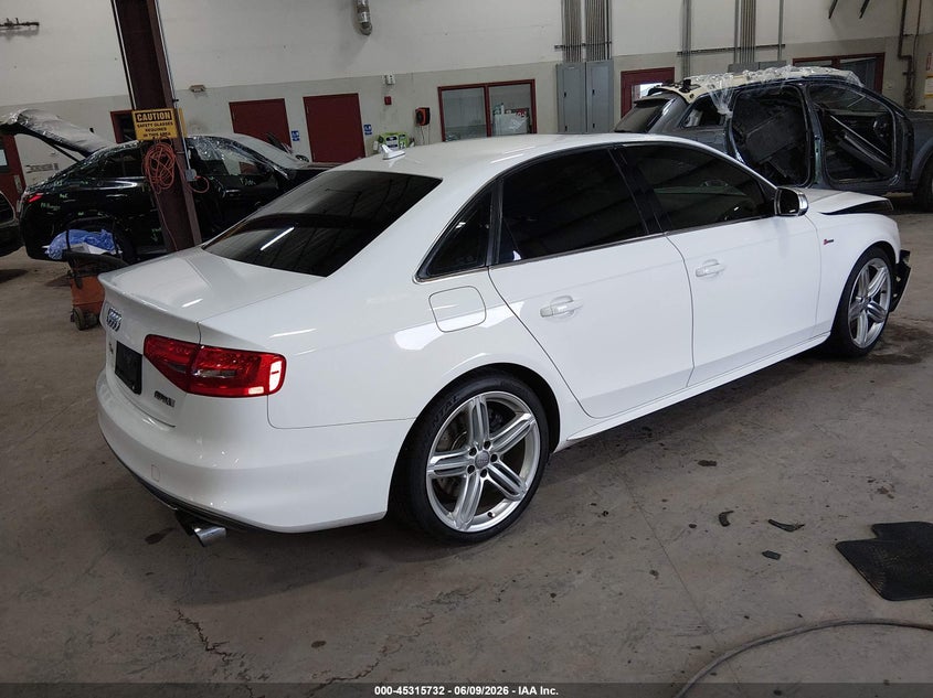 2014 Audi S4 VIN WAUBGAFL5EA029472 IAAI salvage auction — FRONT END, Salvage Title, sold $2,175 on 2026-07-10 (photo 4)