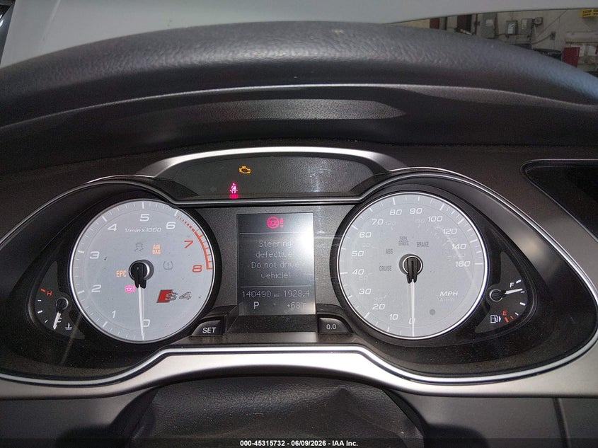 2014 Audi S4 VIN WAUBGAFL5EA029472 IAAI salvage auction — FRONT END, Salvage Title, sold $2,175 on 2026-07-10 (photo 7)