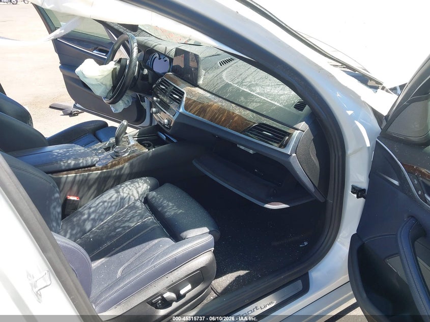 2018 BMW 5er VIN WBAJE5C58JG918403 IAAI salvage auction — ROLLOVER, Salvage Title, sold $1,350 on 2026-07-22 (photo 5)