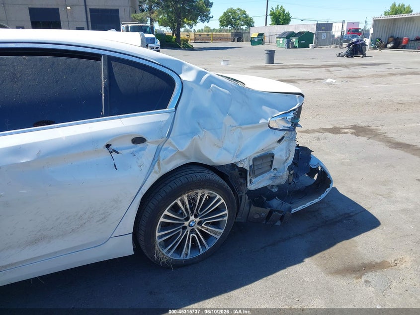2018 BMW 5er VIN WBAJE5C58JG918403 IAAI salvage auction — ROLLOVER, Salvage Title, sold $1,350 on 2026-07-22 (photo 6)