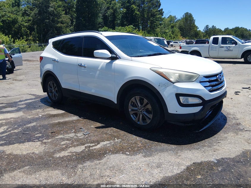 2013 Hyundai Santa fe VIN 5XYZU3LB3DG042608 IAAI salvage auction — FRONT END, Salvage Title, sold $575 on 2026-07-08 (photo 1)
