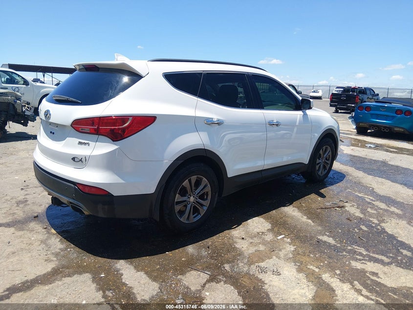 2013 Hyundai Santa fe VIN 5XYZU3LB3DG042608 IAAI salvage auction — FRONT END, Salvage Title, sold $575 on 2026-07-08 (photo 4)