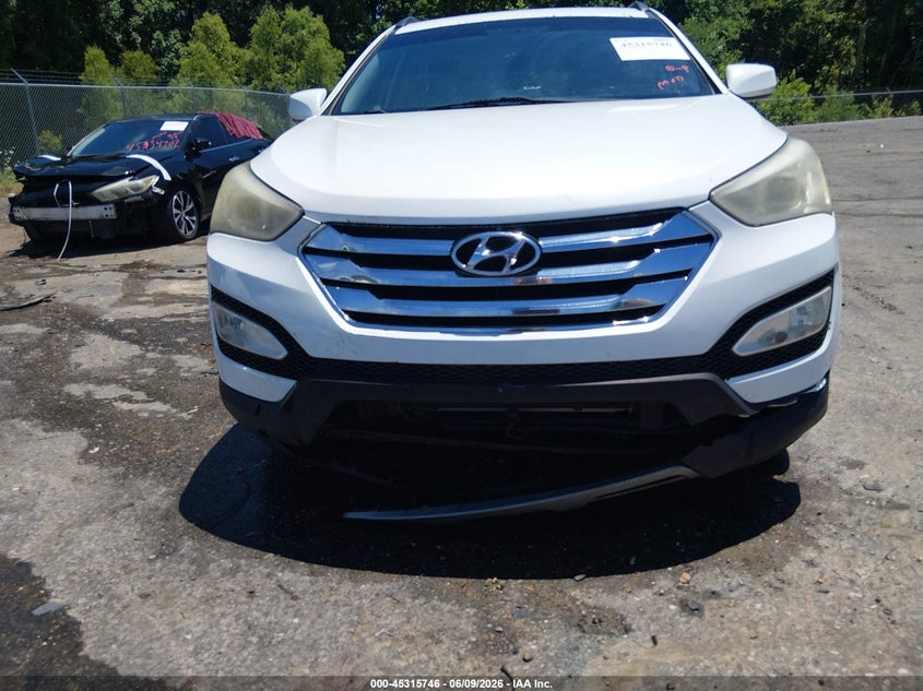 2013 Hyundai Santa fe VIN 5XYZU3LB3DG042608 IAAI salvage auction — FRONT END, Salvage Title, sold $575 on 2026-07-08 (photo 6)