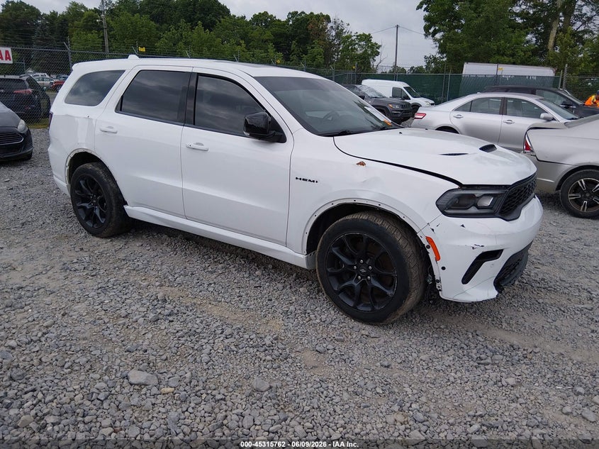 2022 Dodge Durango VIN 1C4SDJCT4NC195681 IAAI salvage auction — FRONT END, Salvage (West Virginia), sold $13,000 on 2026-07-22 (photo 1)