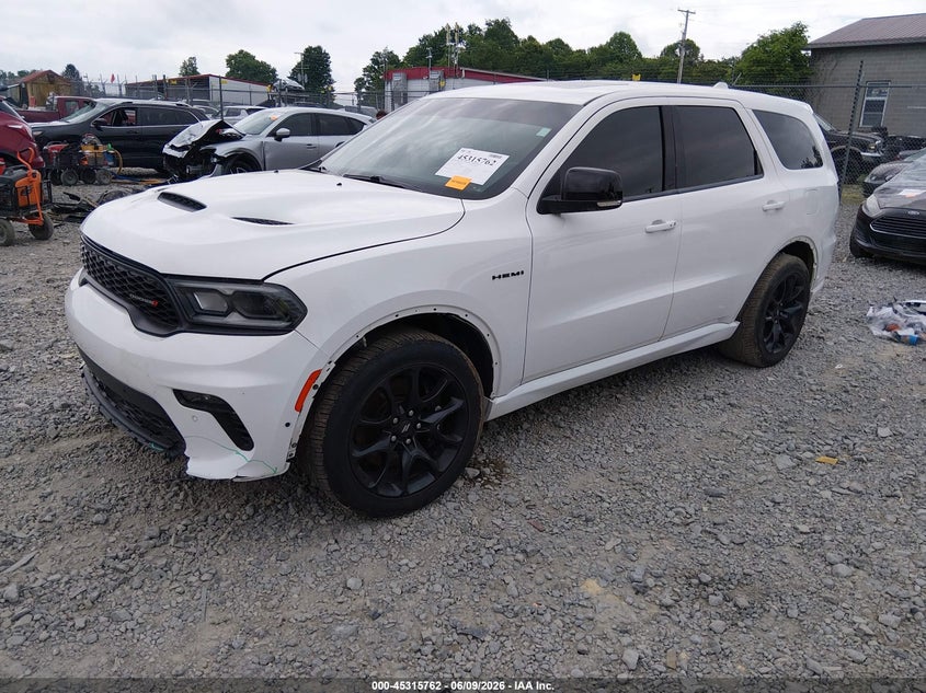 2022 Dodge Durango VIN 1C4SDJCT4NC195681 IAAI salvage auction — FRONT END, Salvage (West Virginia), sold $13,000 on 2026-07-22 (photo 2)