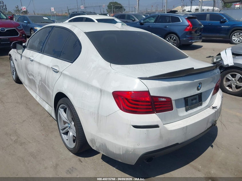 2014 BMW 5er VIN WBA5B1C55ED917218 IAAI salvage auction — NORMAL WEAR, Salvage Title, sold $300 on 2026-07-22 (photo 3)