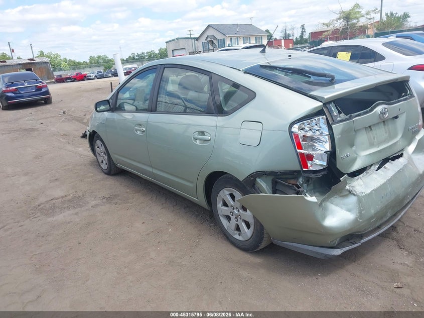 2007 Toyota Prius VIN JTDKB20U977659455 IAAI salvage auction — REAR END, Clear (Virginia), sold $450 on 2026-07-13 (photo 3)