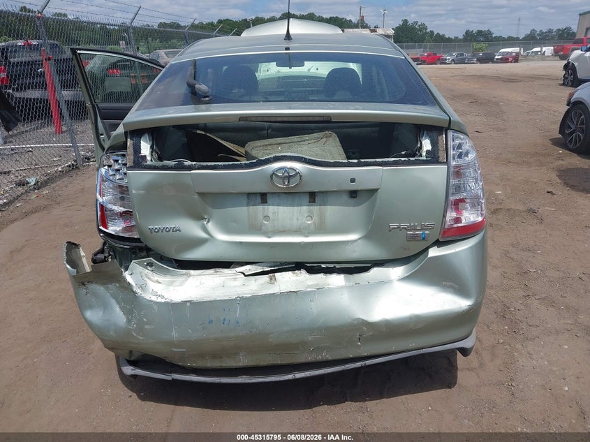 2007 Toyota Prius VIN JTDKB20U977659455 IAAI salvage auction — REAR END, Clear (Virginia), sold $450 on 2026-07-13 (photo 6)
