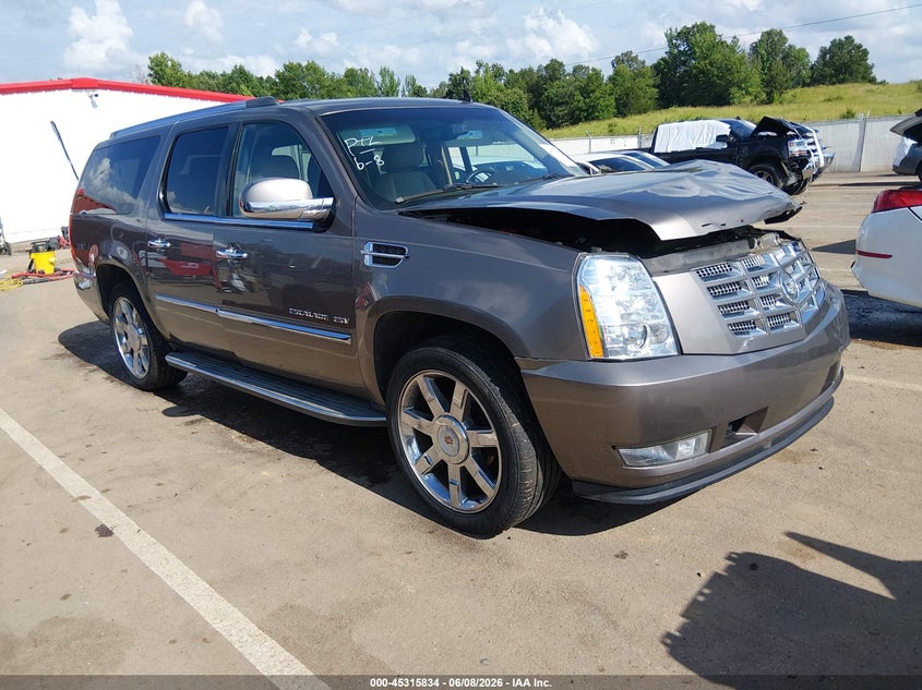2012 Cadillac Escalade VIN 1GYS4HEF4CR184698 IAAI salvage auction — LEFT FRONT, Salvage (Mississippi), sold $1,625 on 2026-09-10 (photo 1)