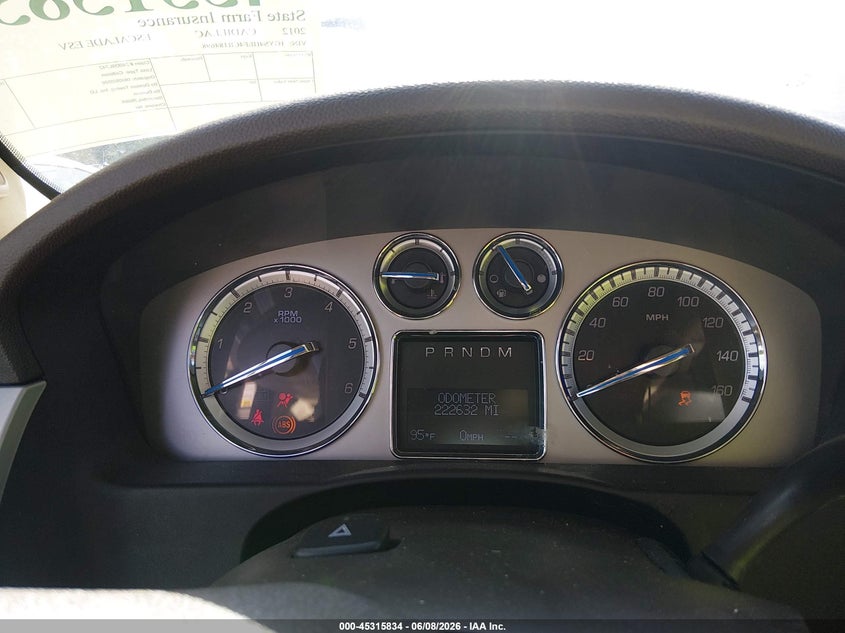 2012 Cadillac Escalade VIN 1GYS4HEF4CR184698 IAAI salvage auction — LEFT FRONT, Salvage (Mississippi), sold $1,625 on 2026-09-10 (photo 7)