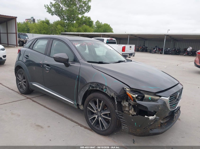 2017 Mazda Cx-3 VIN JM1DKFD70H0166066 IAAI salvage auction — FRONT END, Original (Texas), sold $3,700 on 2026-07-22 (photo 1)