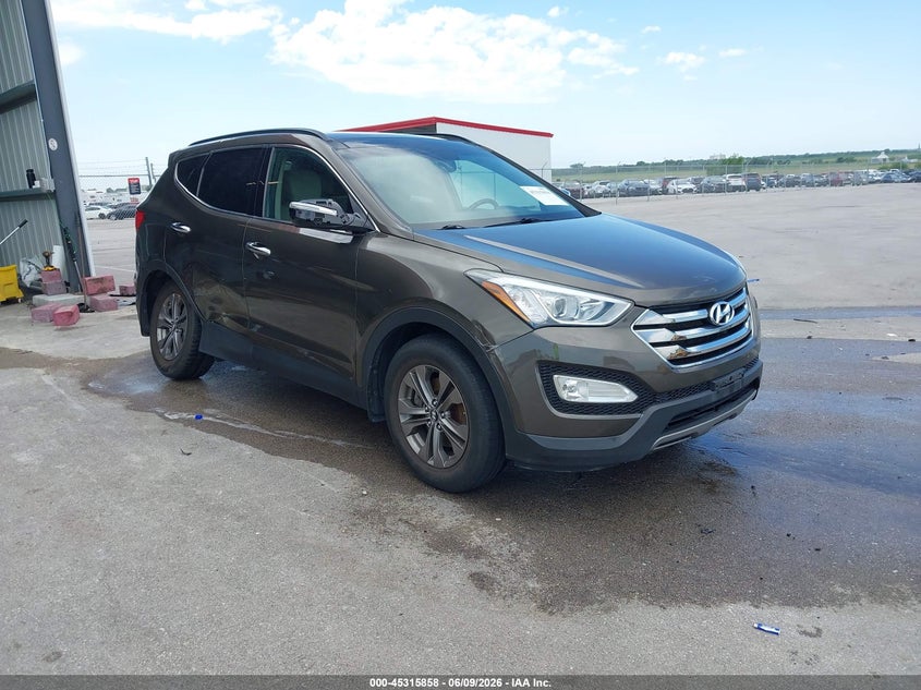 2014 Hyundai Santa fe VIN 5XYZUDLB4EG216631 IAAI salvage auction — RIGHT SIDE, Salvage Title, sold $3,150 on 2026-07-09 (photo 1)
