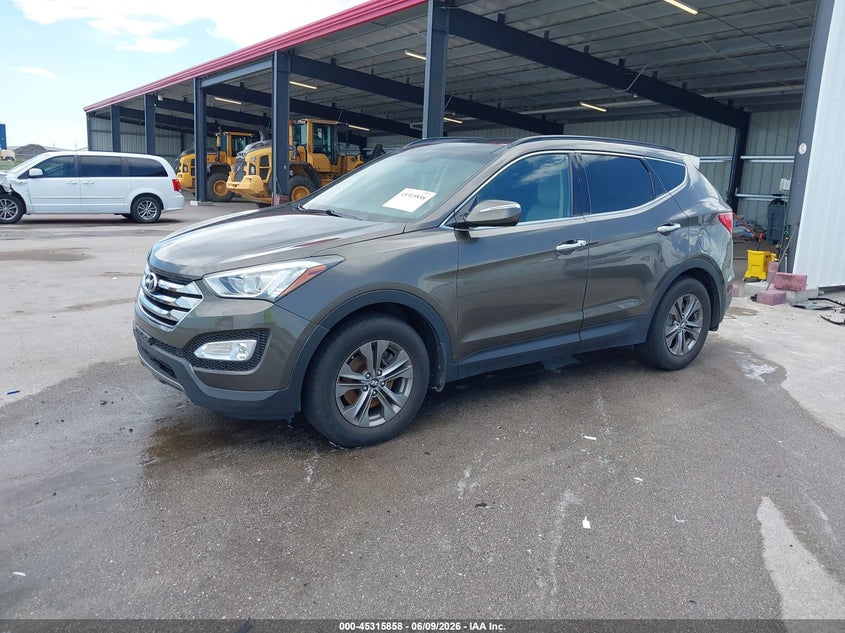 2014 Hyundai Santa fe VIN 5XYZUDLB4EG216631 IAAI salvage auction — RIGHT SIDE, Salvage Title, sold $3,150 on 2026-07-09 (photo 2)