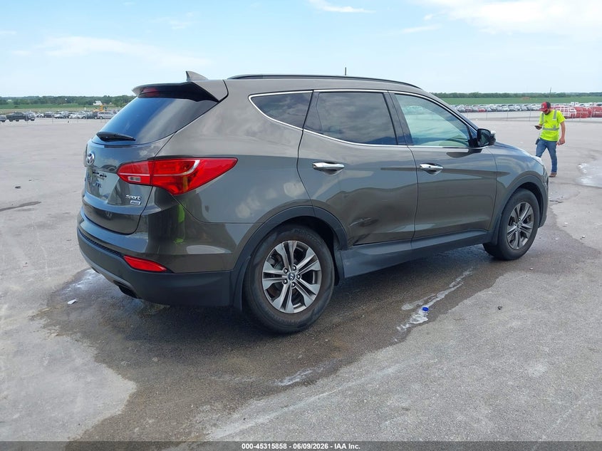 2014 Hyundai Santa fe VIN 5XYZUDLB4EG216631 IAAI salvage auction — RIGHT SIDE, Salvage Title, sold $3,150 on 2026-07-09 (photo 4)